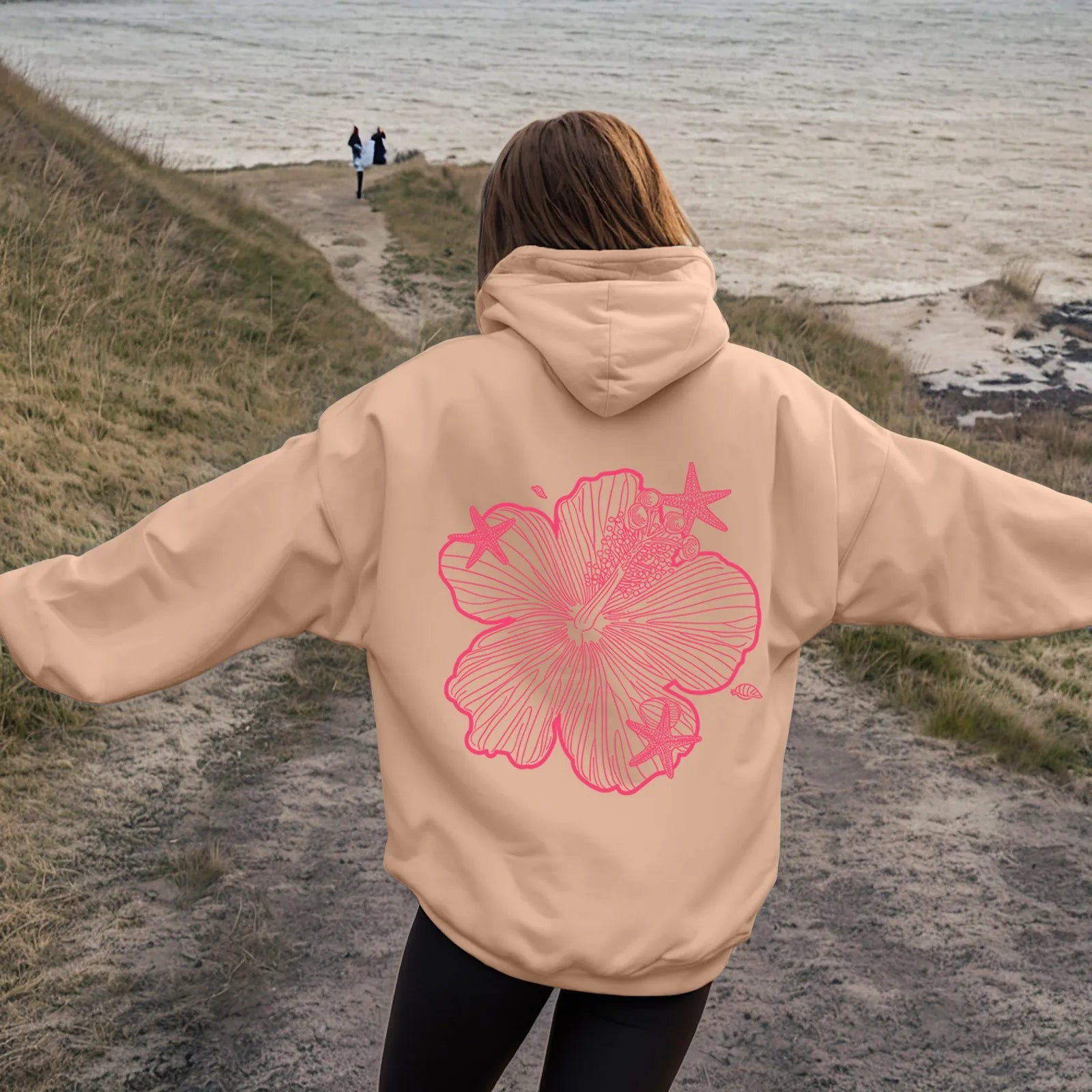 Long Hoodie Sweatshirt